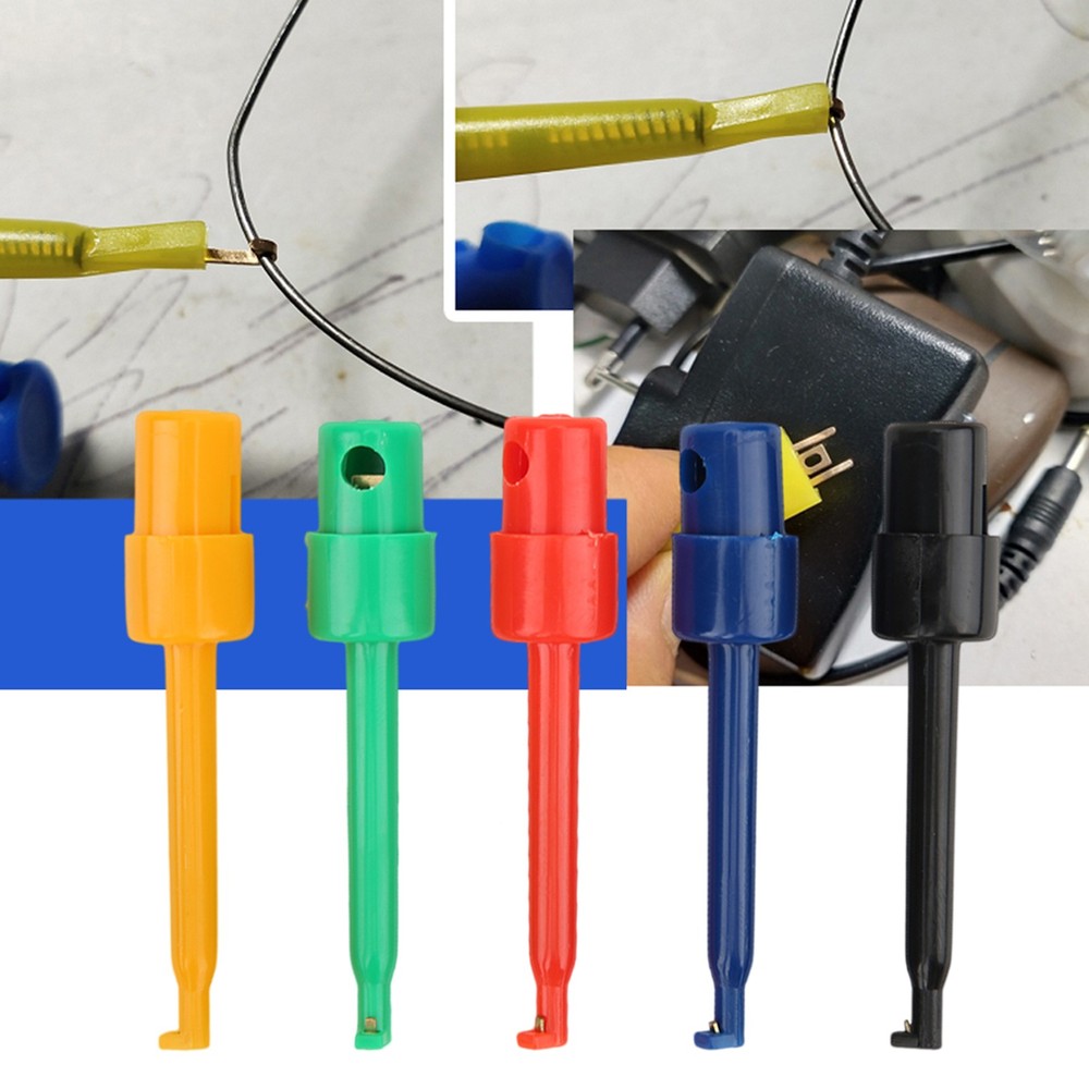 20Pcs Large Test Clip Grabber For Electronic Testing Multimeter Accessories For