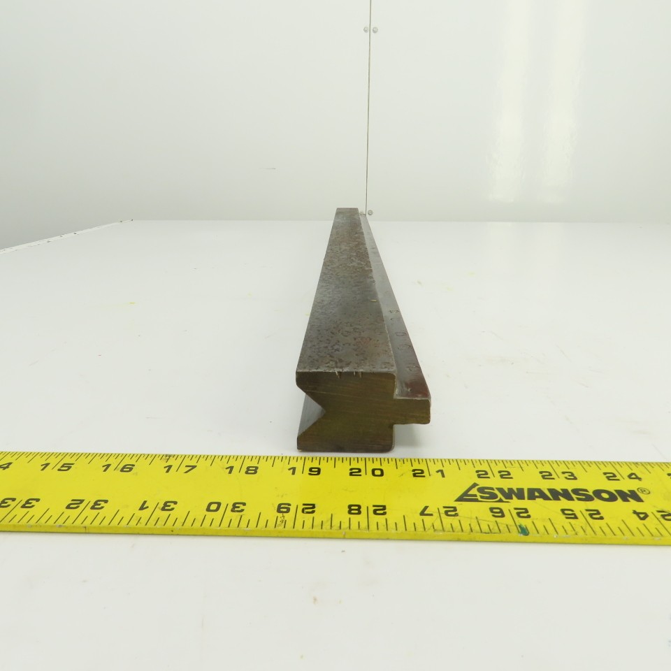 36-3/4" Press Brake Forming 90° V Angle Die Block 1/2" Tang 1-5/8"H 1-1/2" Thic