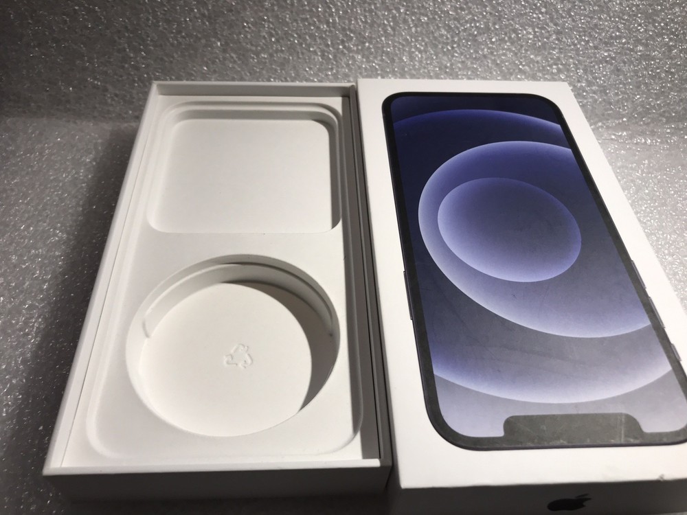 2 Empty Apple iPhone 12 Boxes 64GB Black - 1 iPhone 3 empty box EUC