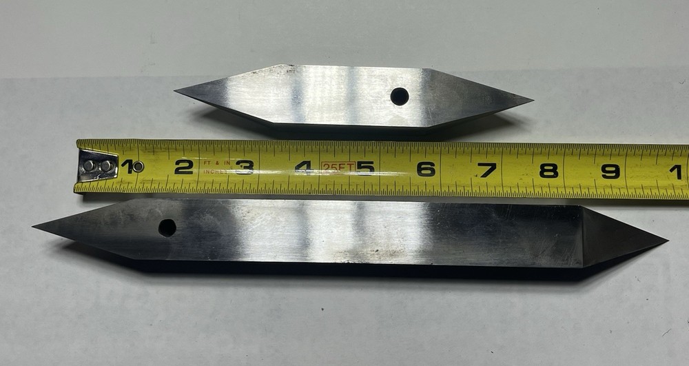 2 Machinist Set Up Blocks/Pointed/Sharp , Used