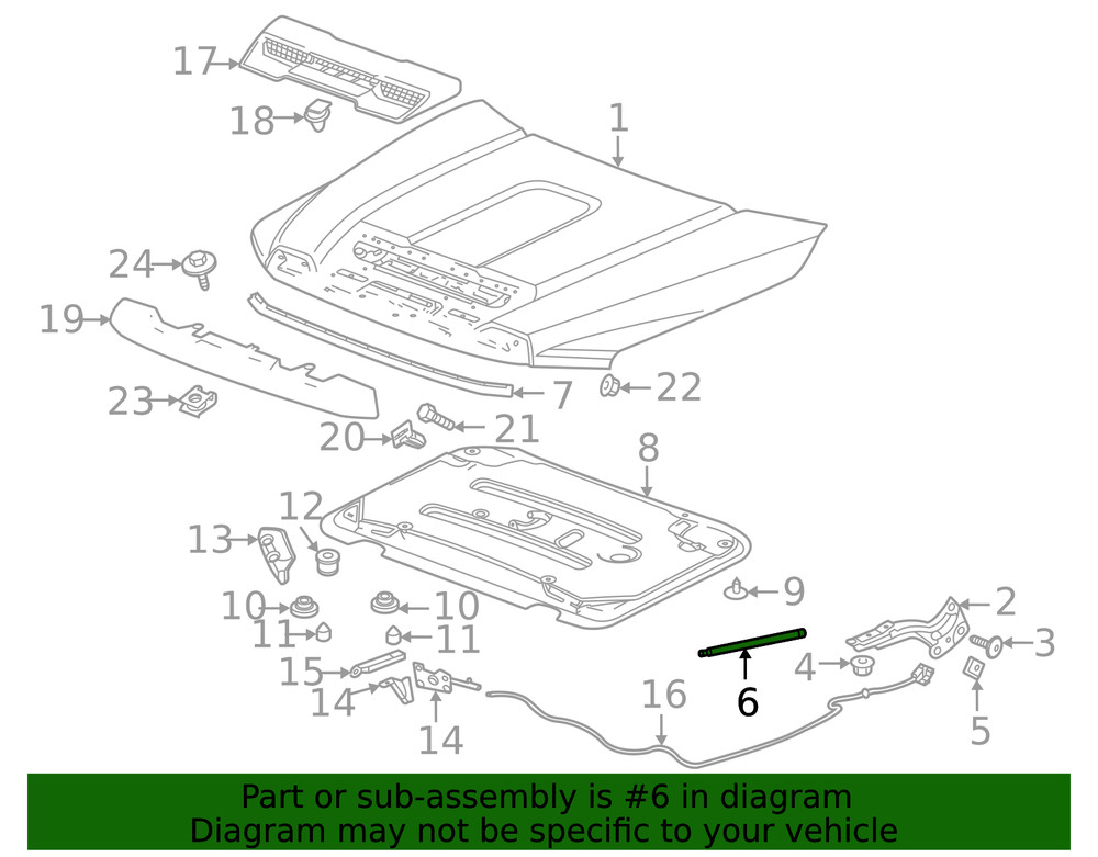 Genuine GM Support Strut 85609793