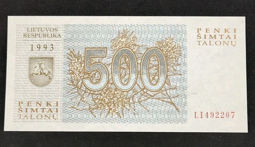 1993 Lithuania 500 LI492207