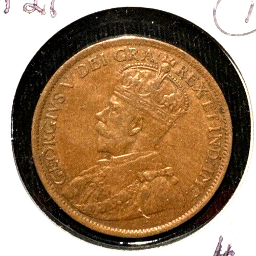 Canada 1920 large cent KM 21 AU (1)