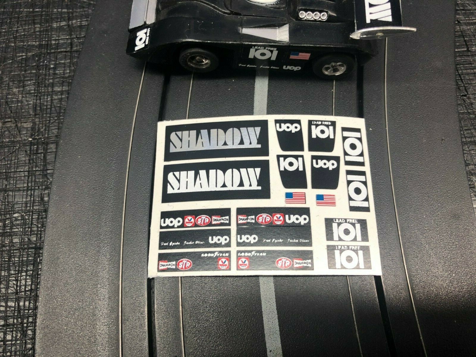 Aurora AFX Decals For Shadow DENNIS LOSHER #101 1971