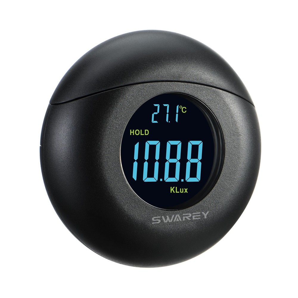 SWAREY Light Meter Digital Illuminance Meter Handheld Ambient Measurer