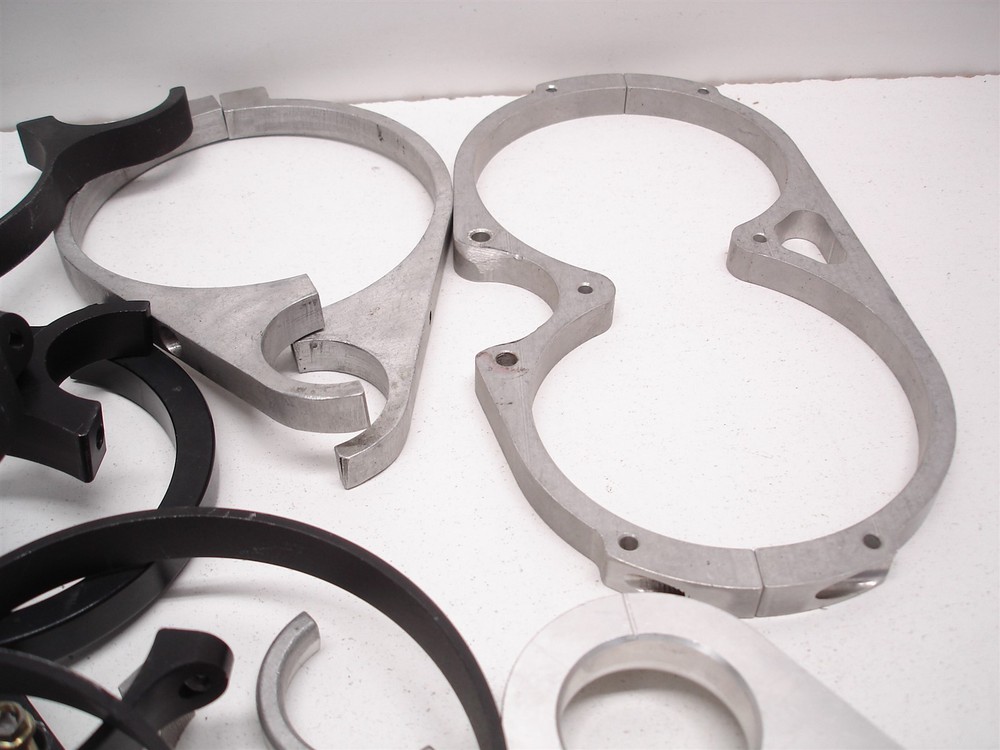 BULK 130+pcs NASCAR BILLET ASSORTED FIREBOTTLE MOUNTING BRACKETS ASSORTED CLAMPS