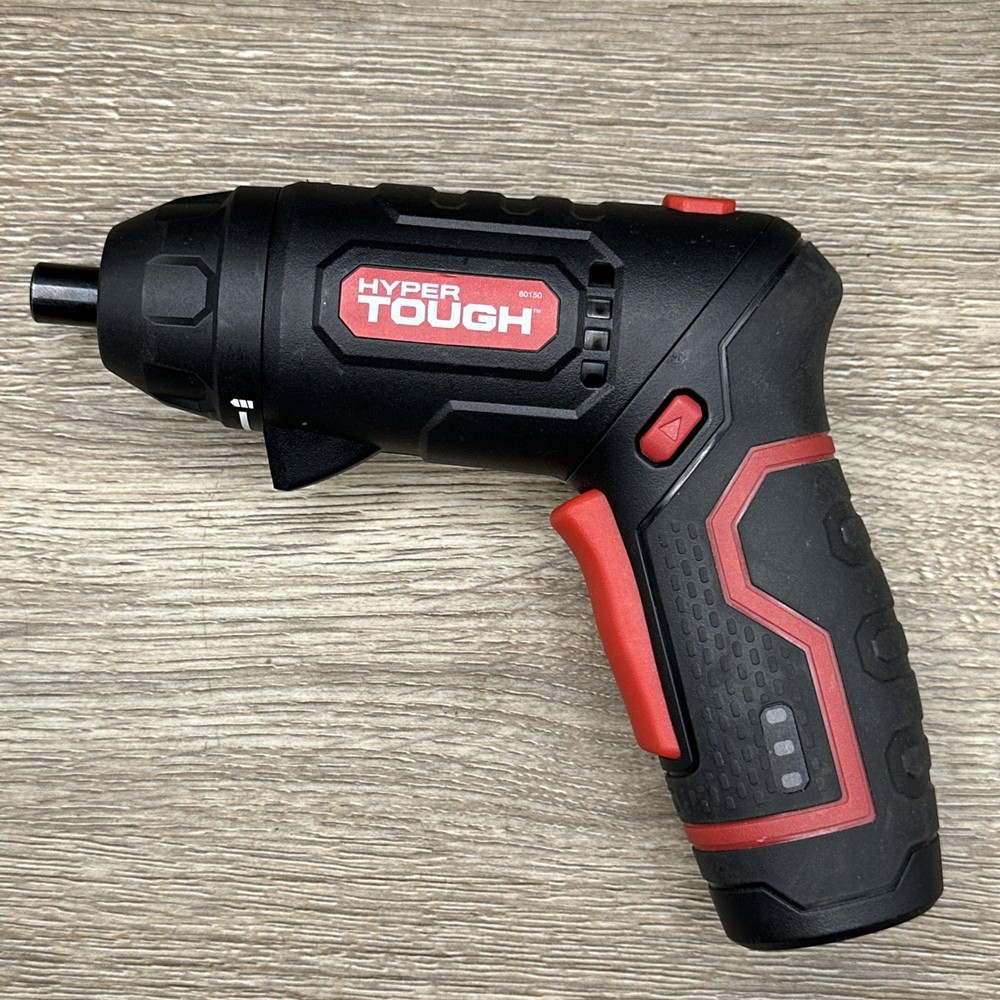 Hyper Tough 4-Volt Max Lithium-Ion Angle Grip Screwdriver, 80150