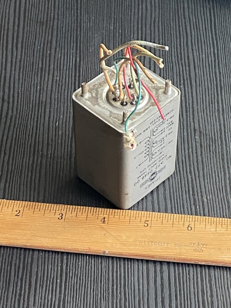 vintage Collins audio input Transformer 677-0548-00 TF1A11EA