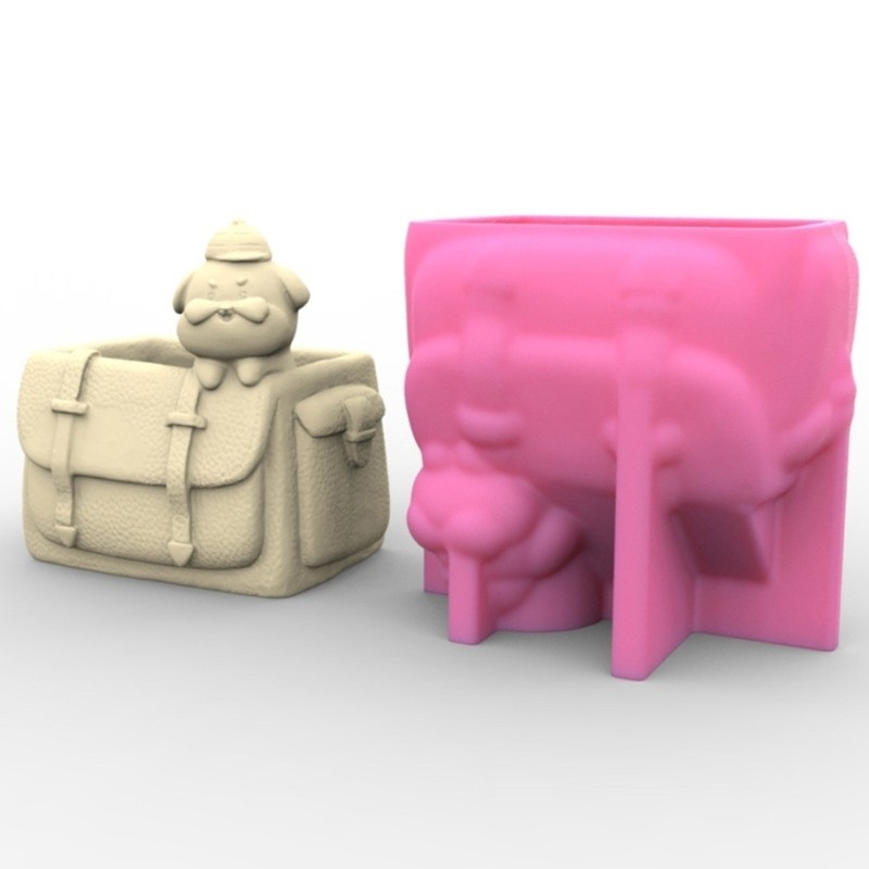 Jewelry Storage Boxes Resin Mold DIY Concrete Flower Pot Pen Holder Mold Home