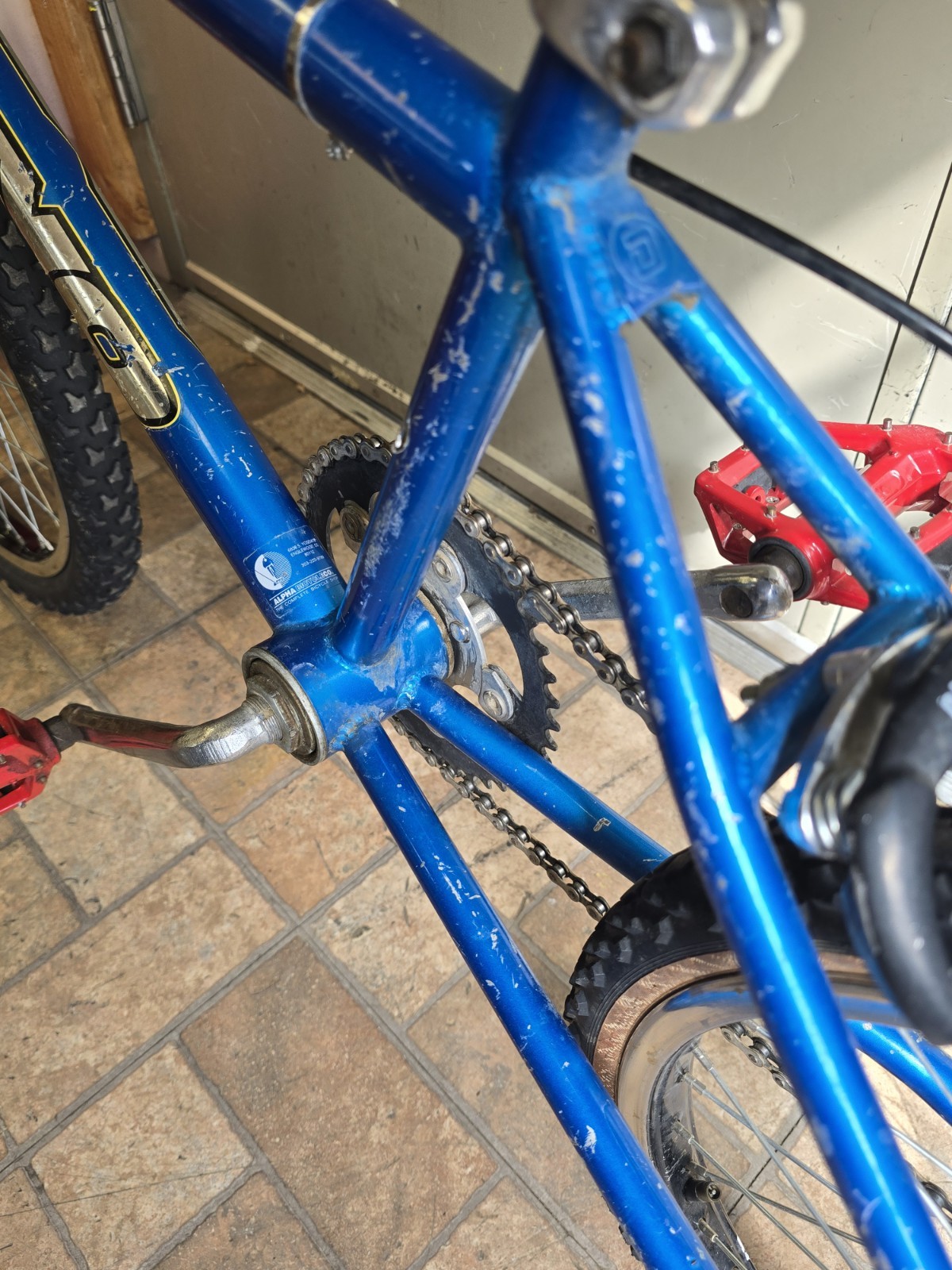 1995 Dyno VFR BMX Bicycle Complete Blue Old Mid School BMX