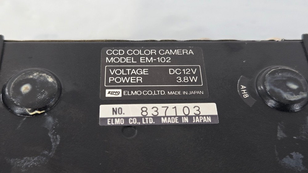 Elmo CCD Color Camera System EM-102 EM-102