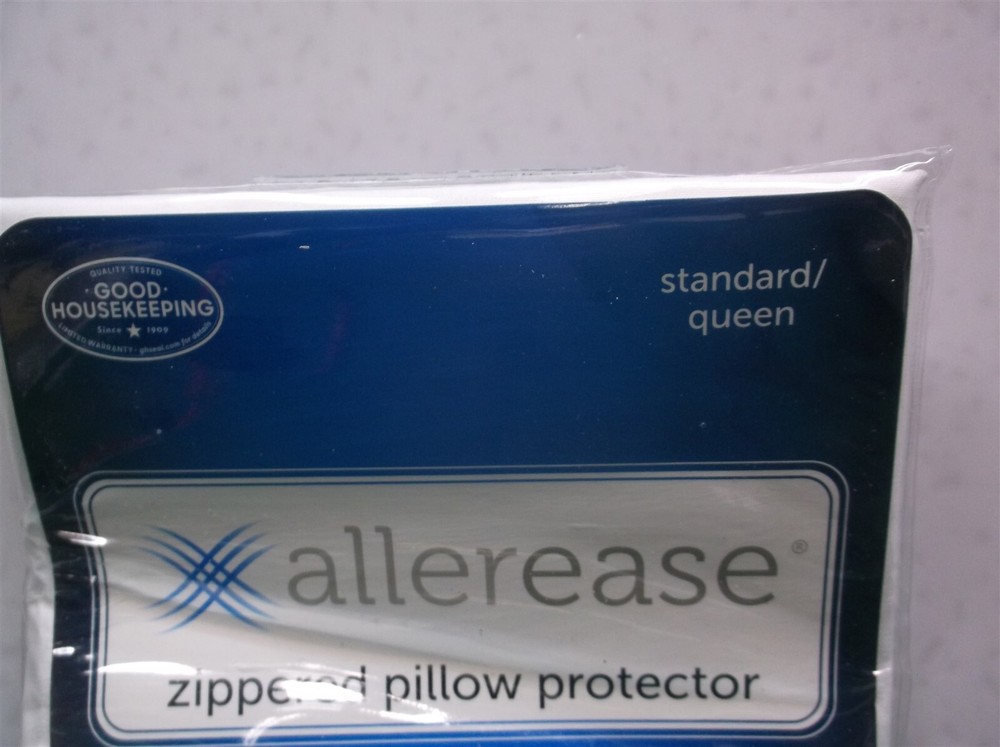 Allerease Zippered Pillow Protector 20x28 inches Standard queen