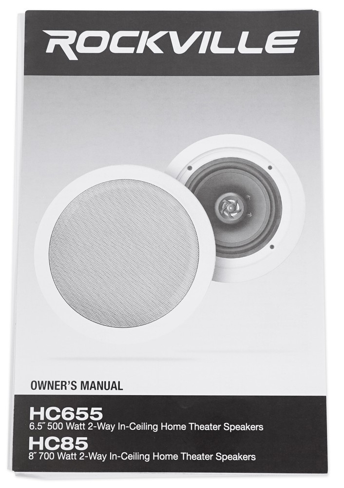 (4) Commercial Ceiling Speaker System+Bluetooth Amp/Receiver 4 Restaurant/Office