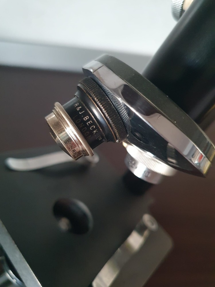 Antique R&J Beck microscope
