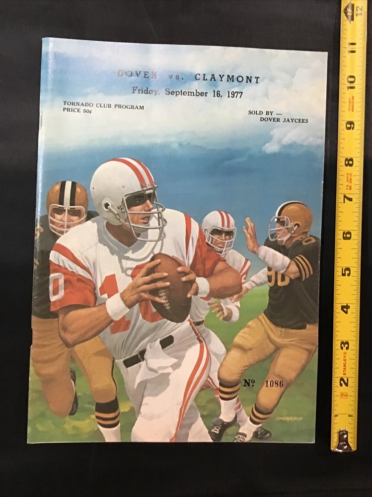 1977 Dover vs Claymont Ohio High School Football Program