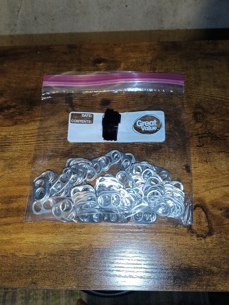 100 Aluminum Pull Tabs Soda Pop Tops Beer Can Craft Projects
