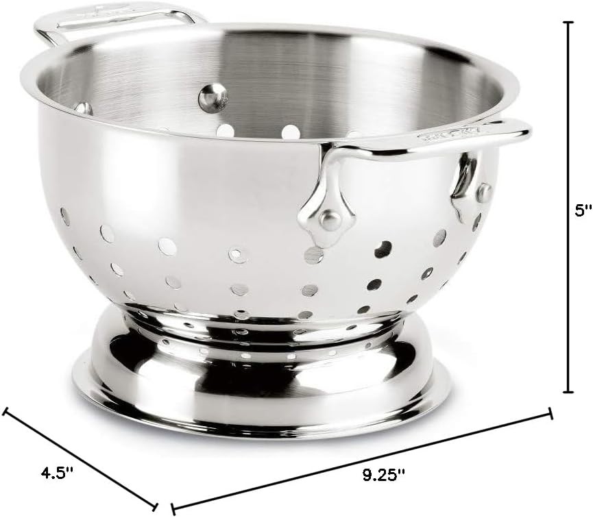 Tools & Accessories Stainless Steel Colander 1.5 Quart Strainer Pasta Strainer