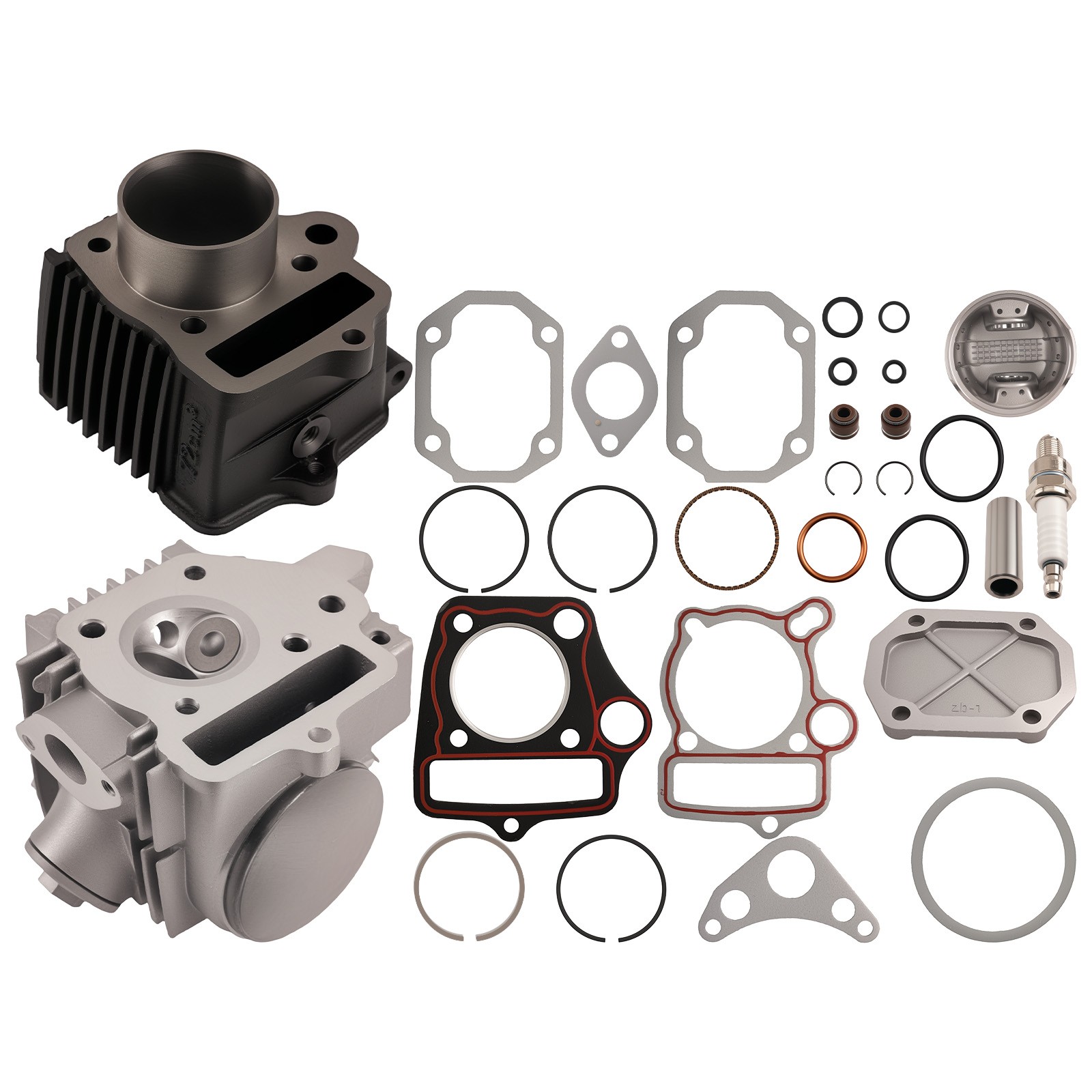 Top End Rebuild Kit Cylinder Piston Set For Honda CT70 CRF70 XR70 ATC70 TRX70