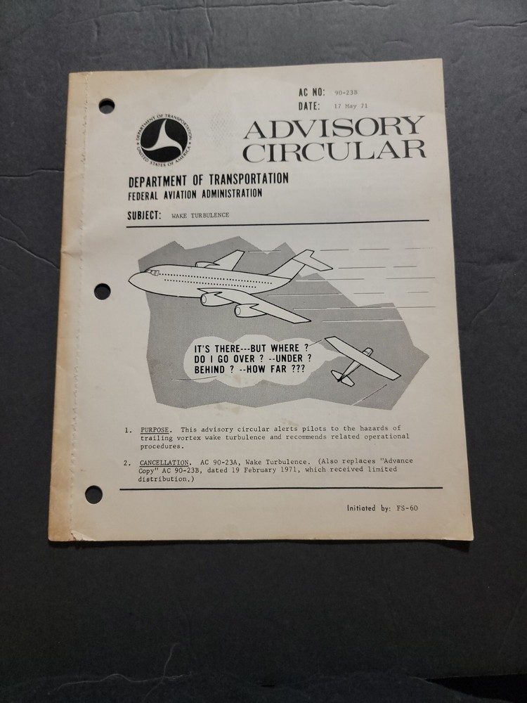 FAA ADVISORY CIRCULAR MAY 1971