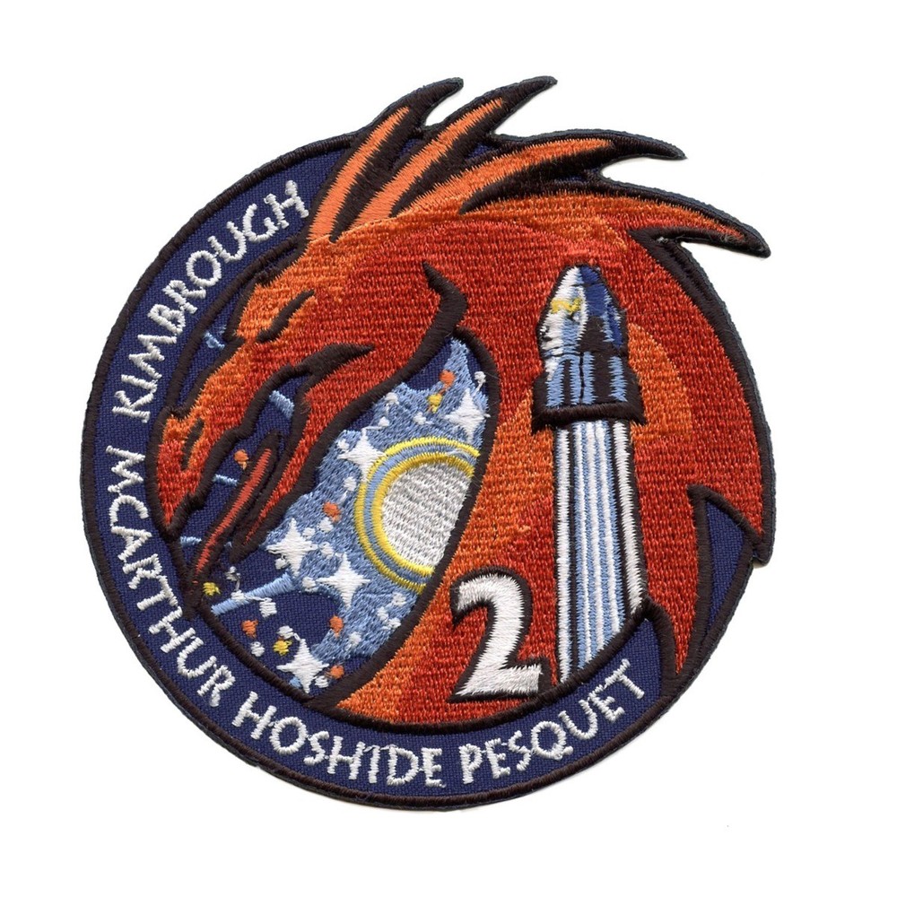 Crew 2 Mission 4 Inch Patch