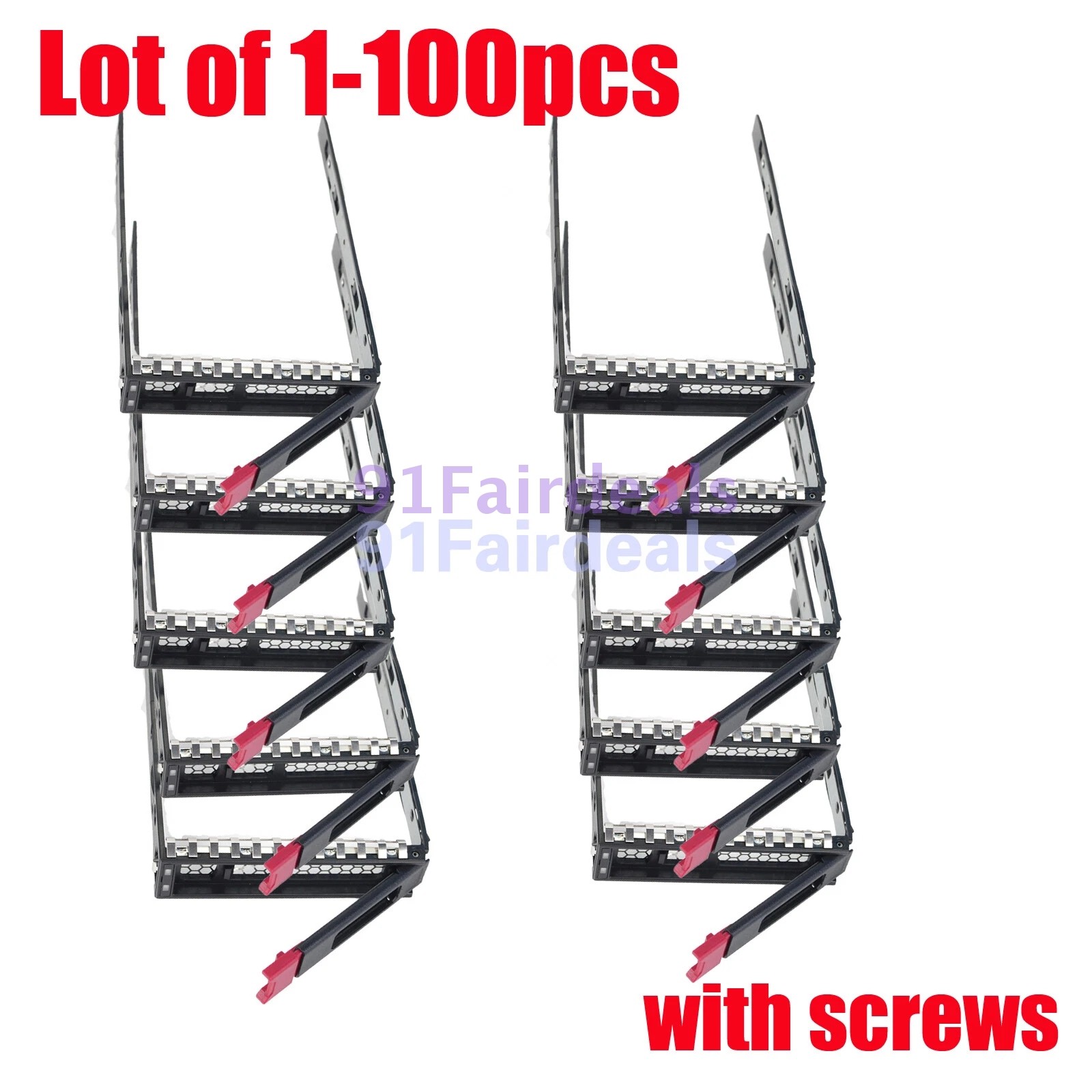 Lot HPE Apollo 3.5" Gen9/Gen10 LFF SAS/SATA Drive Tray w/ Screws 774026-001