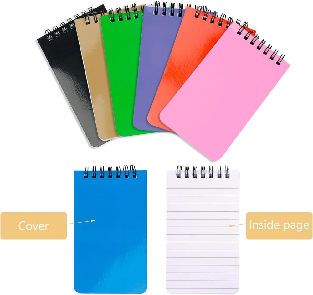 Poet Notebook Small Spiral Notepads With Lined Pas, Small