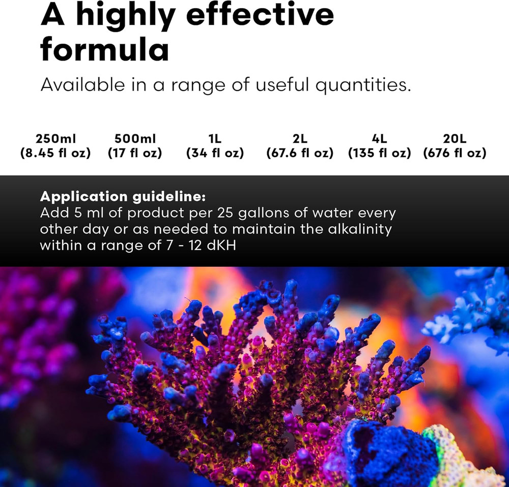 - Reef Code B - Balanced Calcium & Alkalinity System Water Conditioner - for All