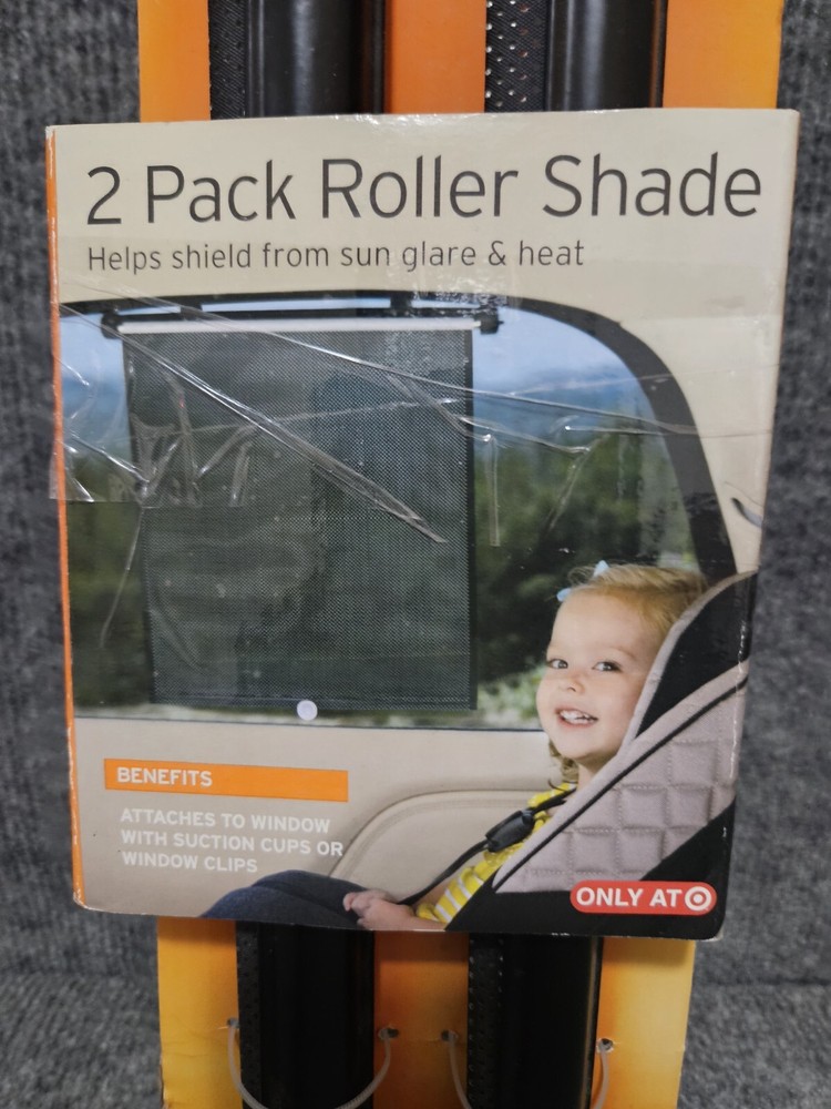 Eddie Bauer First Adventure 2 Pack Black Roller Shade