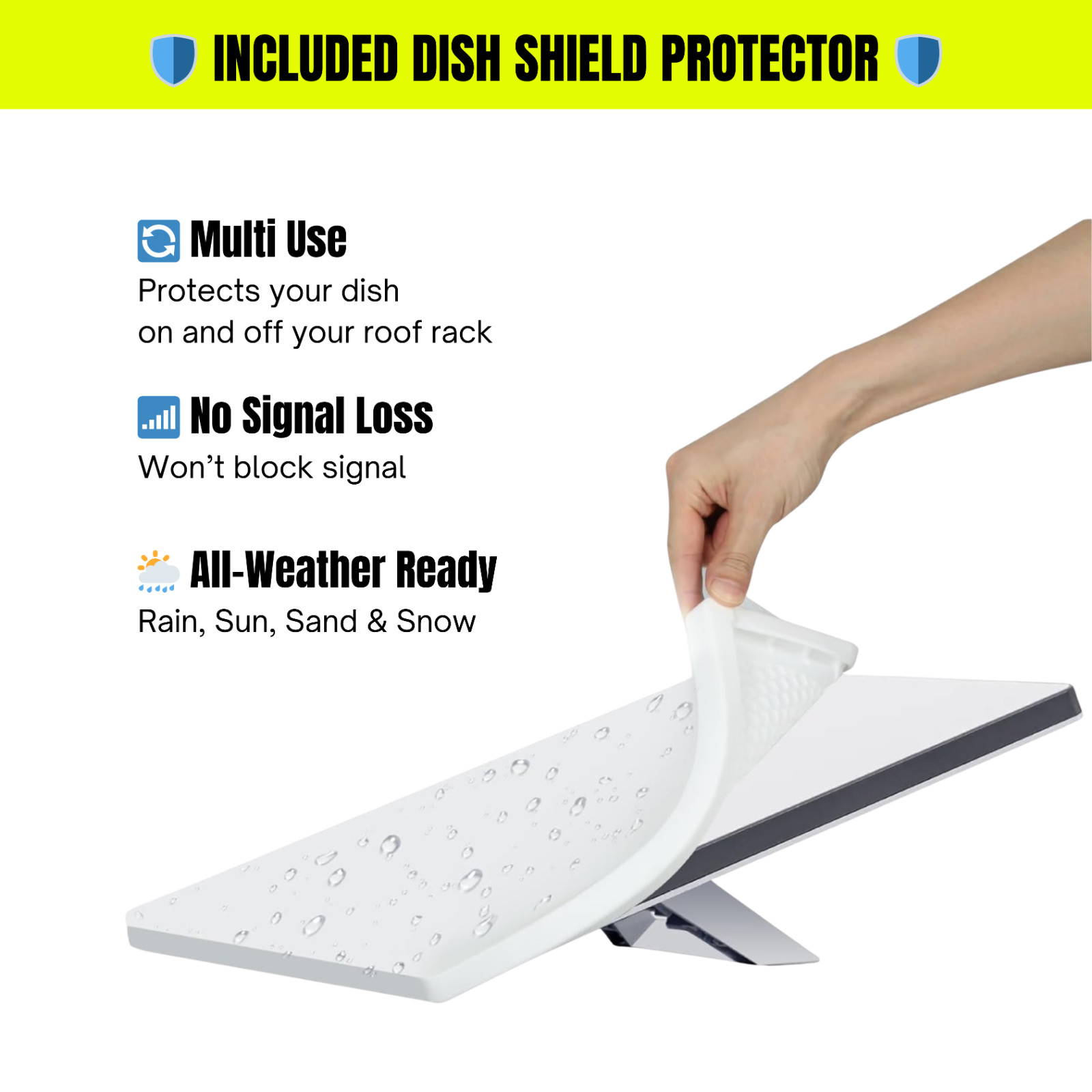 Starlink Mini Roof Rack Mount with Dish Shield Protector