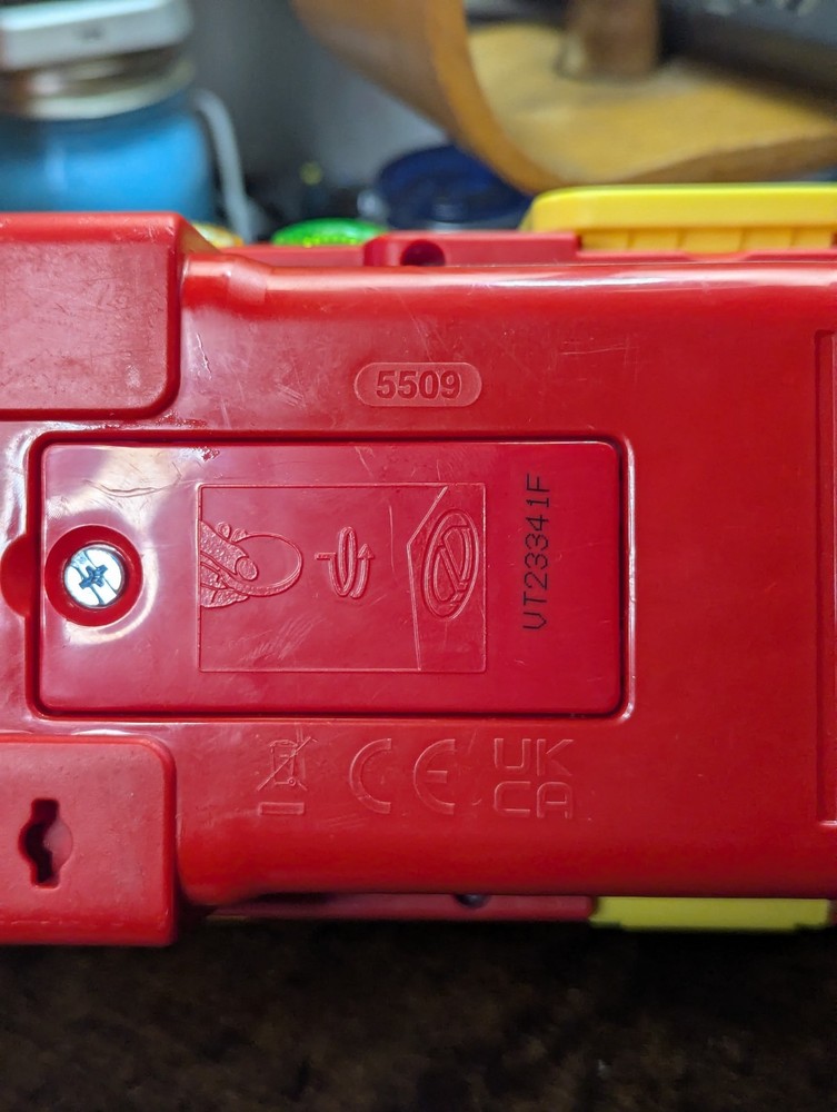 VTech Drill & Learn Toolbox Pro Toy BOX ONLY ~Educational Music Lights~ WORKS!