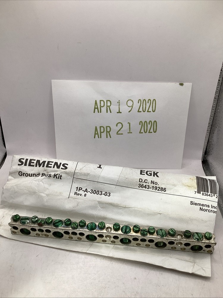 Siemens EGK Ground Bus Kit