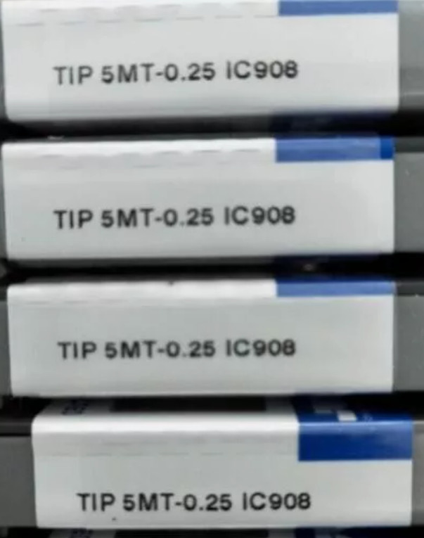 10 PCS  ORIGINAL  INSERTS TIP 5MT-0.25 IC908
