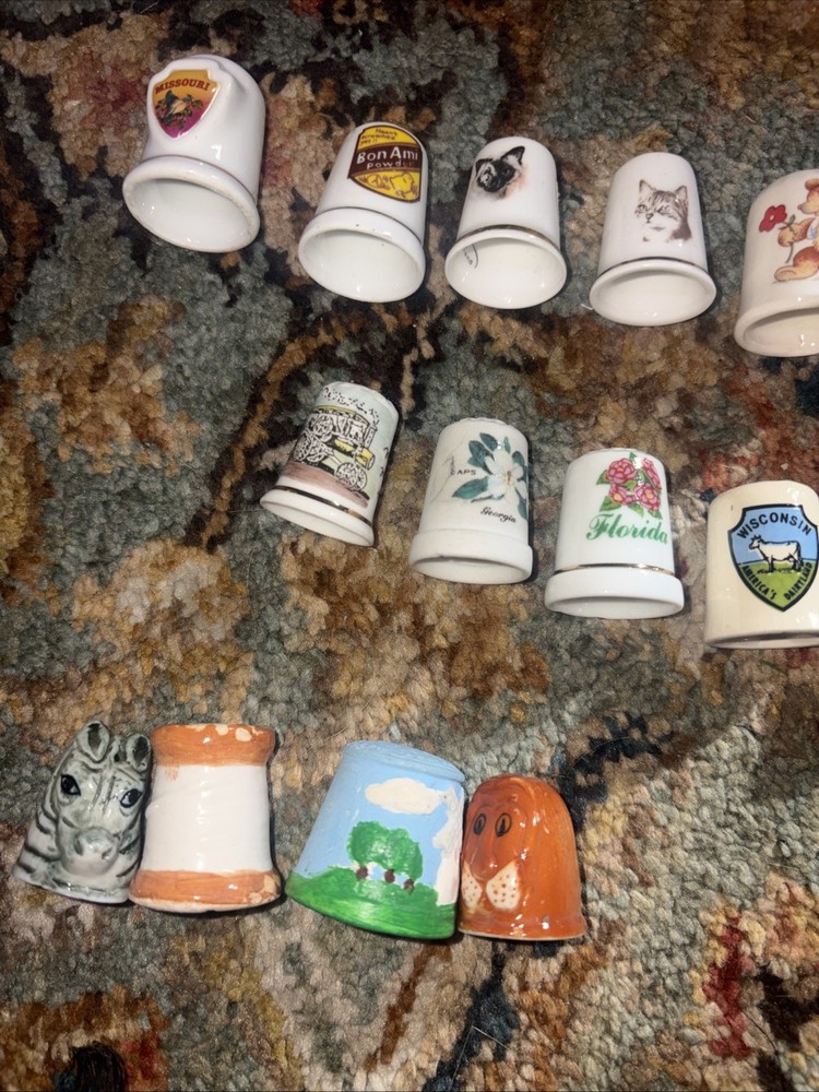 Small Thimble Collection 46 Total