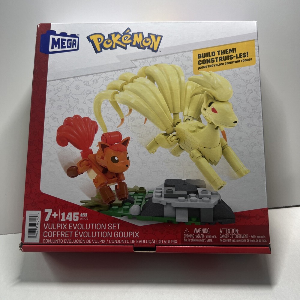 Mega Pokemon Vulpix Ninetales Evolution Set New Sealed Bloque
