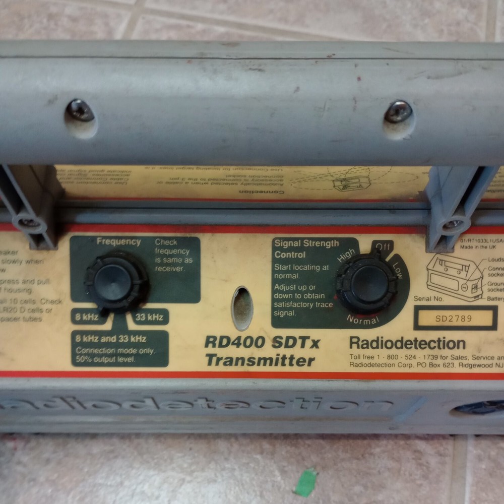 Radiodetection precision underground cable locator