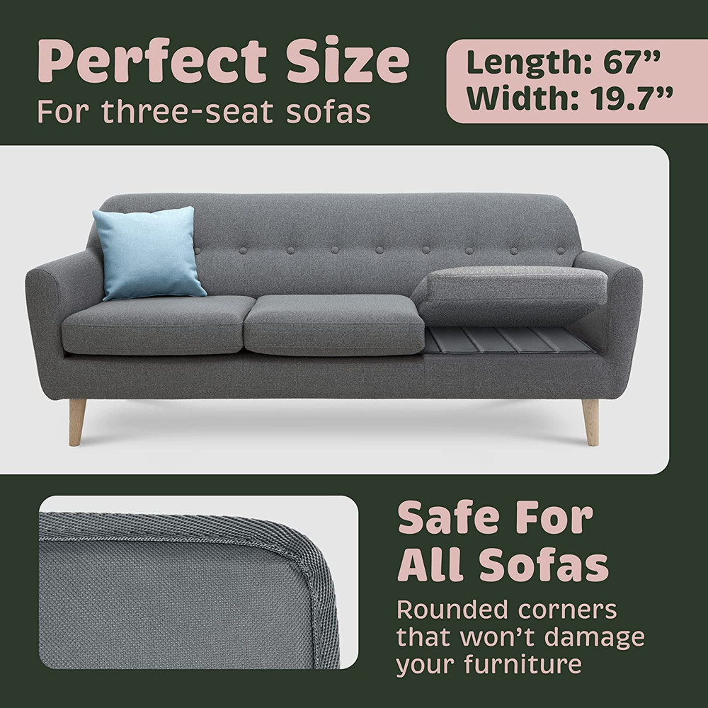 Durable Cushion Support Insert For Sagging Couch Pillows Grey NEW