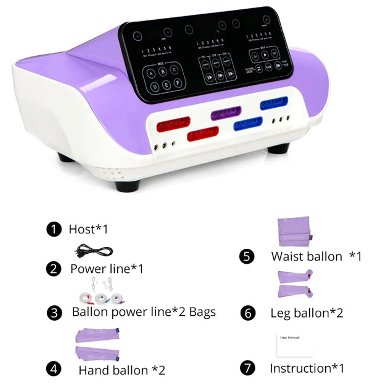 Pressotherapy Body Slimming Air Pressure Function Blood Improvement Device
