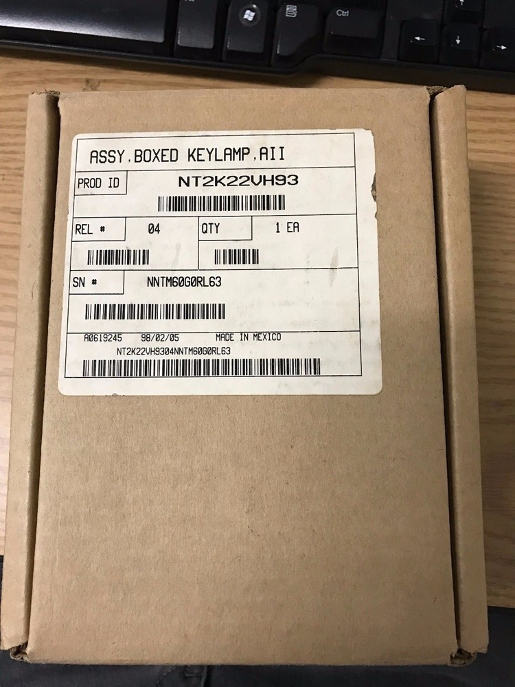 Nortel NT2K22VH93 Addon Module, 22 Button, Gray, for 2616, & 2216