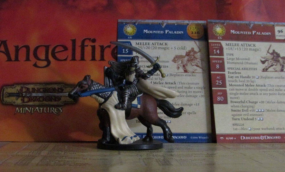 Dungeons and Dragons Miniatures Angelfire - Singles