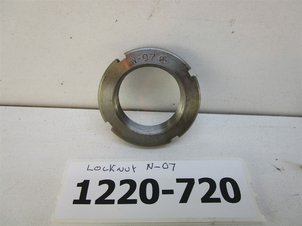 N-07 Bearing Retaining Locknut