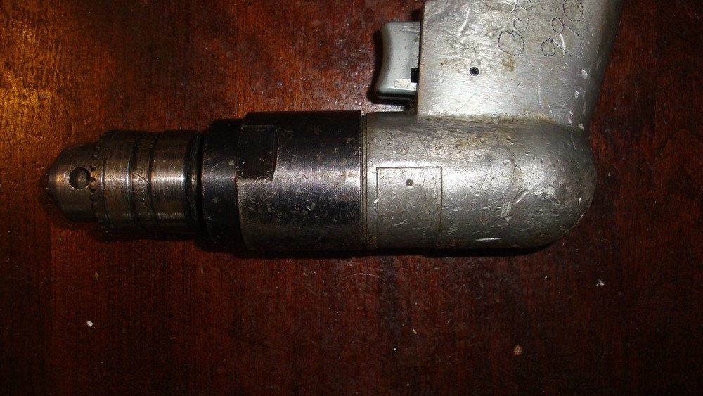 Mac Pneumatic Drill Aircraft Tool 1/4 Jacobs Chuck Reversible.