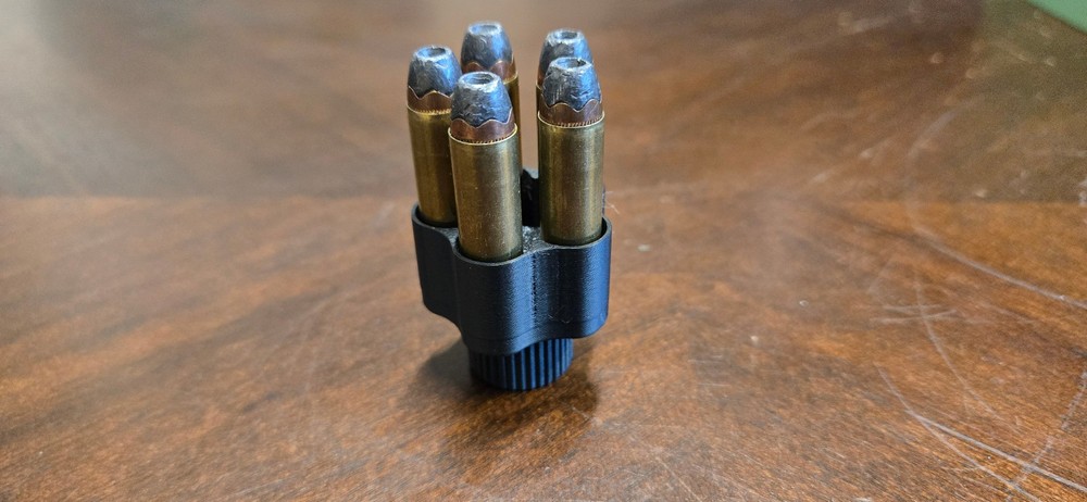 3D printed 5 round speedloaders for .357mag/.38spl