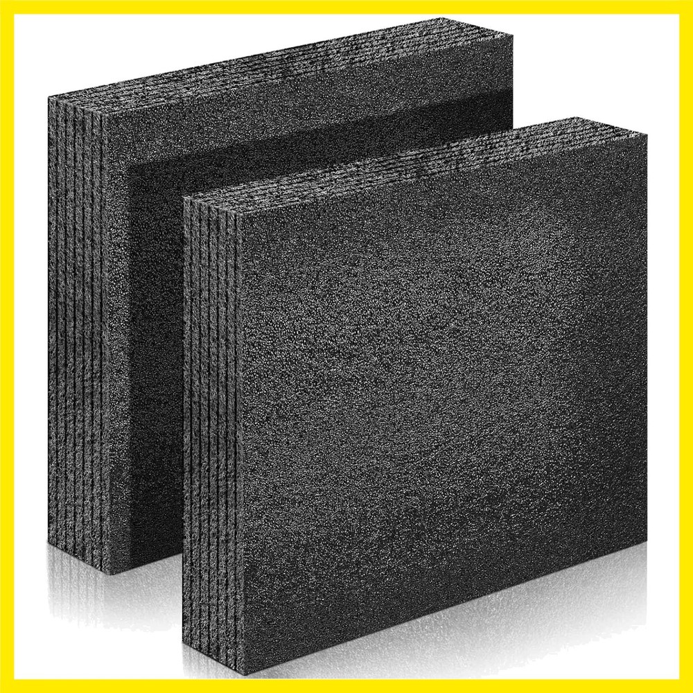 2 Pcs Customizable Polyethylene Foam Packing Inserts for Cases Thick Polyethy...