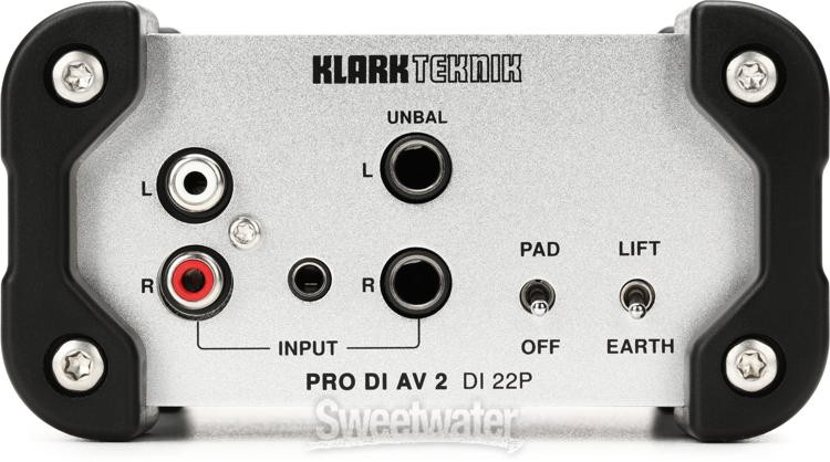Klark Teknik DI AV 22P 2-channel Passive Direct Box with Midas Transformer