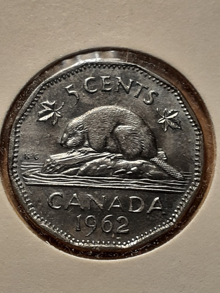 1962 5 CENTS CANADA