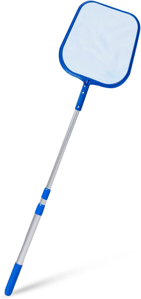 Leaf Skimmer with 48" Adjustable Aluminum Telescopic Pole