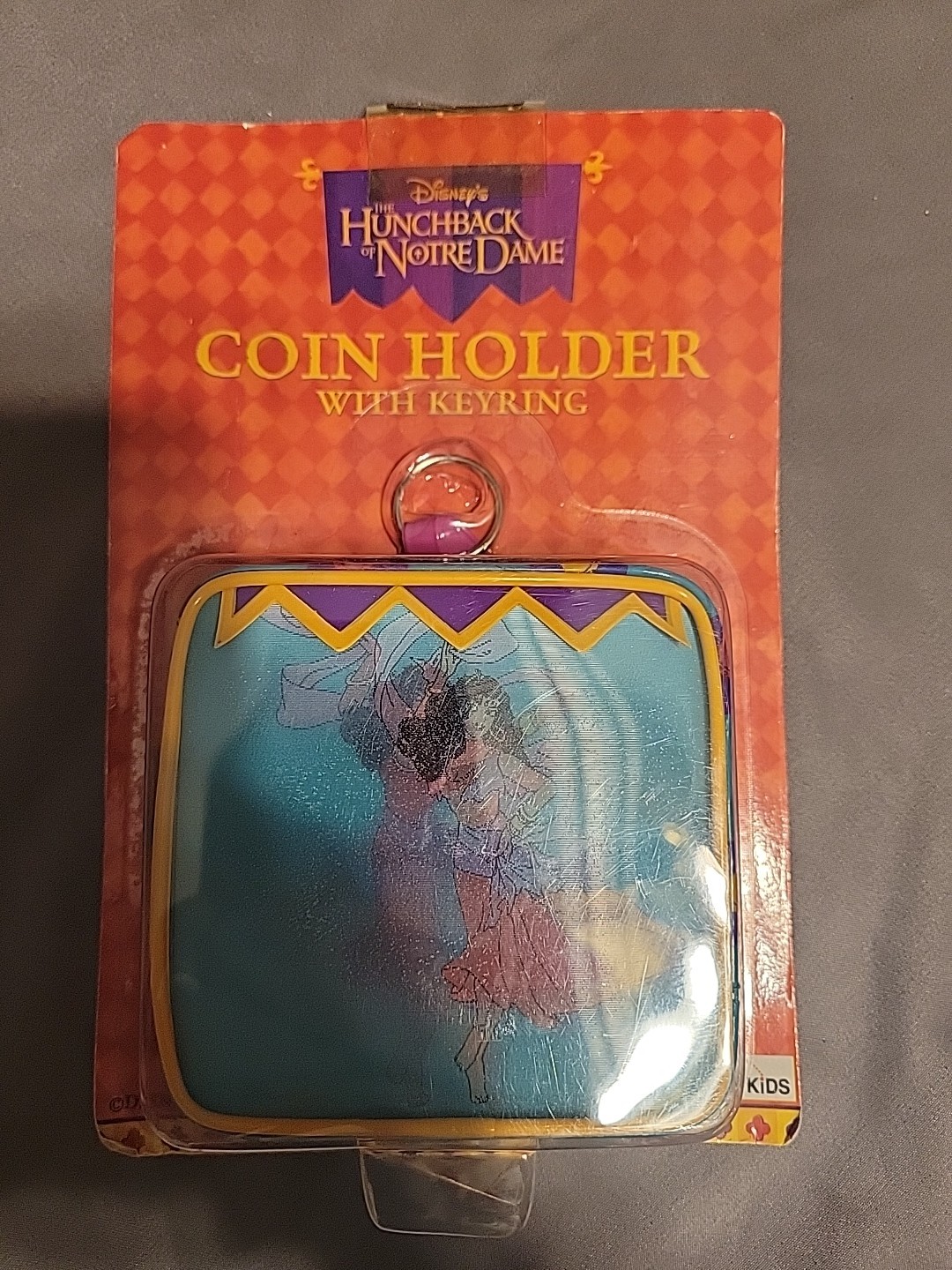 VTG Disney The hunchback of Notre dame 2 Coinpurses by Pyramid Handbags, NEW