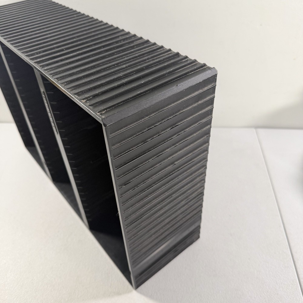 Laserline CD60 Storage Rack Wall Mount Black Hard Plastic 60 CD Holder