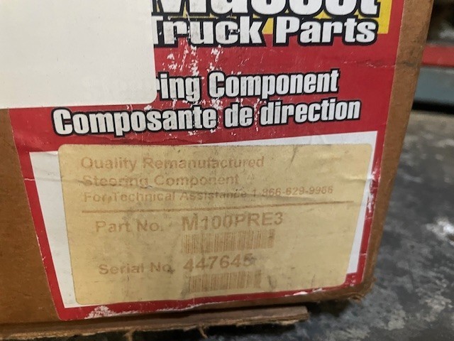 KENWORTH T2000 STEERING GEARBOX M100PRE3