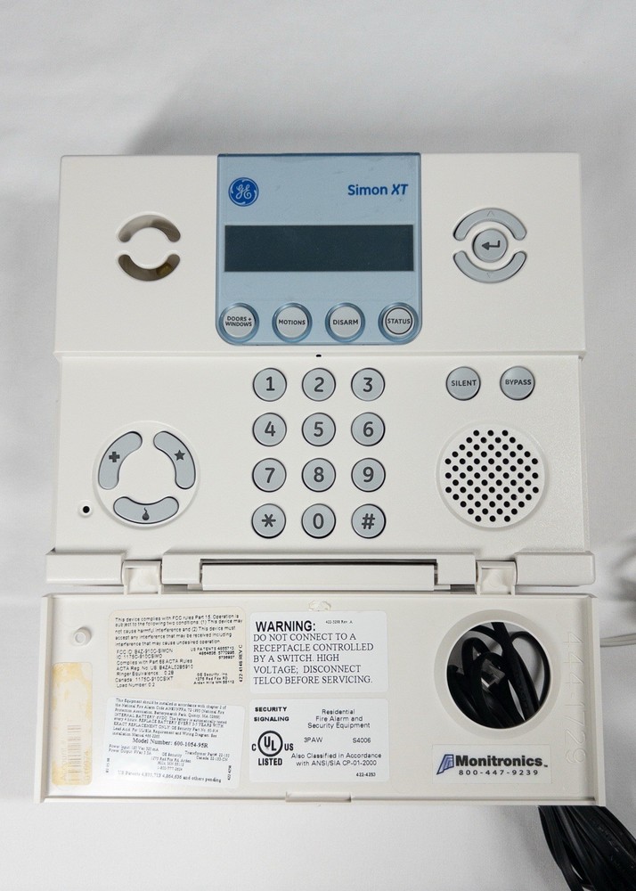 General Electric Simon XT Home Security System Panel